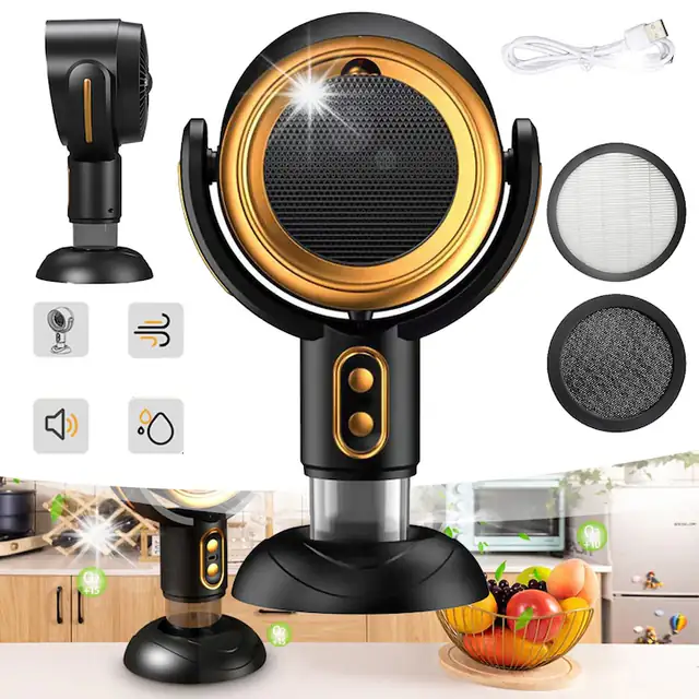 Purificator de aer, 2 viteze, mini, portabil, multicolor