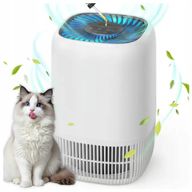 Purificator de aer Loftek cu filtru HEPA, silentios, pentru alergici, pentru dormitor