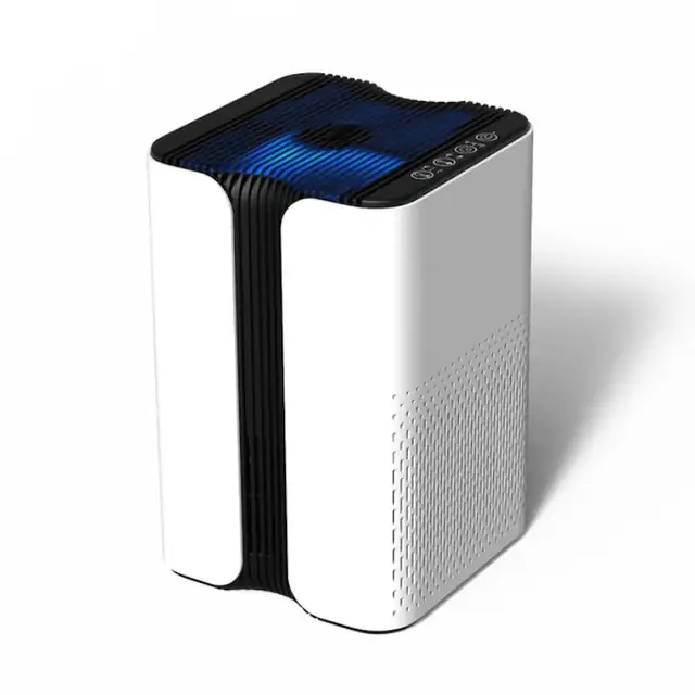 Purificator de aer, lumina nocturna, functie de temporizare, debit de aer de 50 m³/h, tehnologie cu ioni negativi pentru eliminarea mirosurilor, filtrare PM2, 5, eliminarea formaldehidei