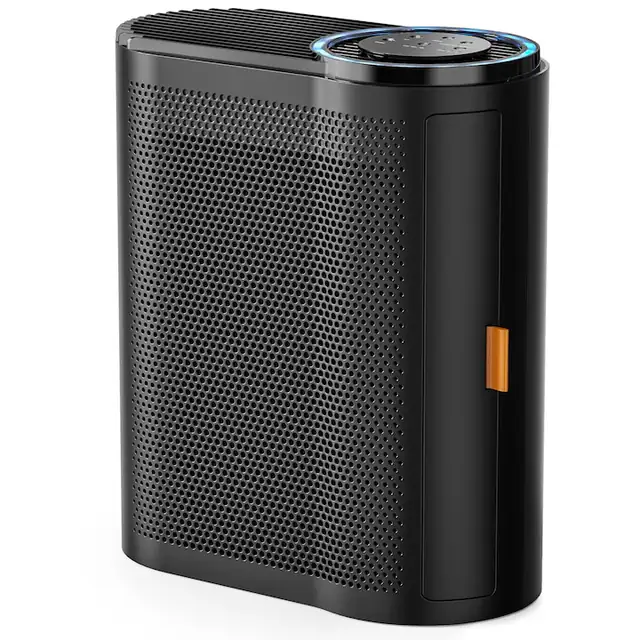 Purificator de aer AROEVE MK04 pentru incaperi mari, Filtru H13 True HEPA, elimina 99,97% praf si alergeni, dimensiuni 17,44x13,54x7,64cm