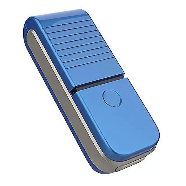 Purificator de aer portabil, sterilizare, albastru, 66x26x16mm, set cu cablu USB