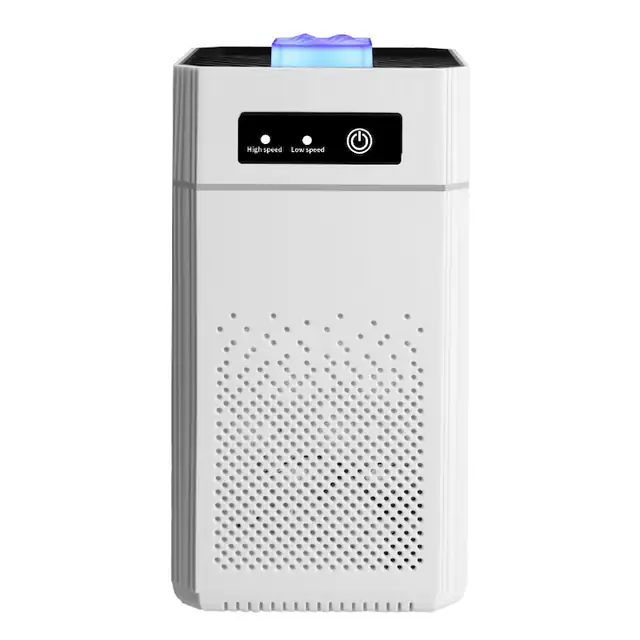 Purificator aer portabil USB cu filtru compozit, ioni negativi, sterilizare, eliminare formaldehida, deodorant silentios, pentru birou si casa, eficient PM2.5, anti-alergeni, pentru fumatori, animale si bebelusi