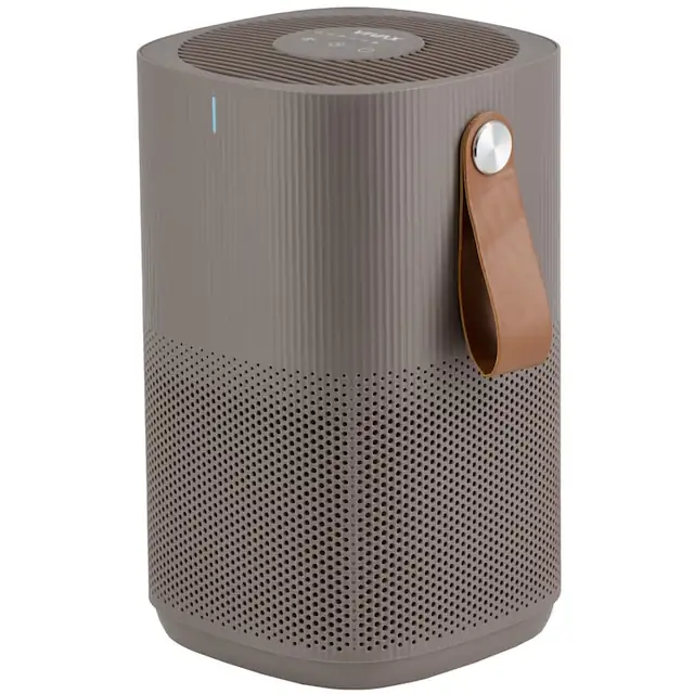 Purificator de aer VIVAX AP-150M B AERIS Mini, HEPA 13 cu carbon activ, capacitate 150 mc/H, senzor PM2.5, Control Touch, Timer, Mod Silentios, Maro inchis