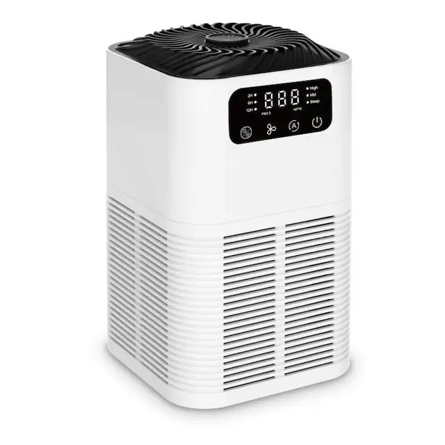 Purificator de aer cu aromaterapie, Generic, 8W, filtru HEPA, 163x163x268mm