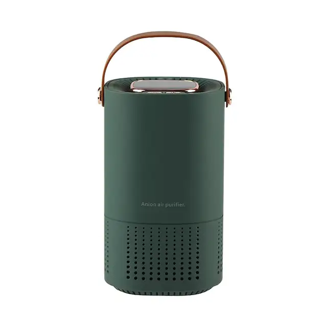 Purificator de aer portabil A8, verde, 2000mAh, 88x83x137mm, set complet