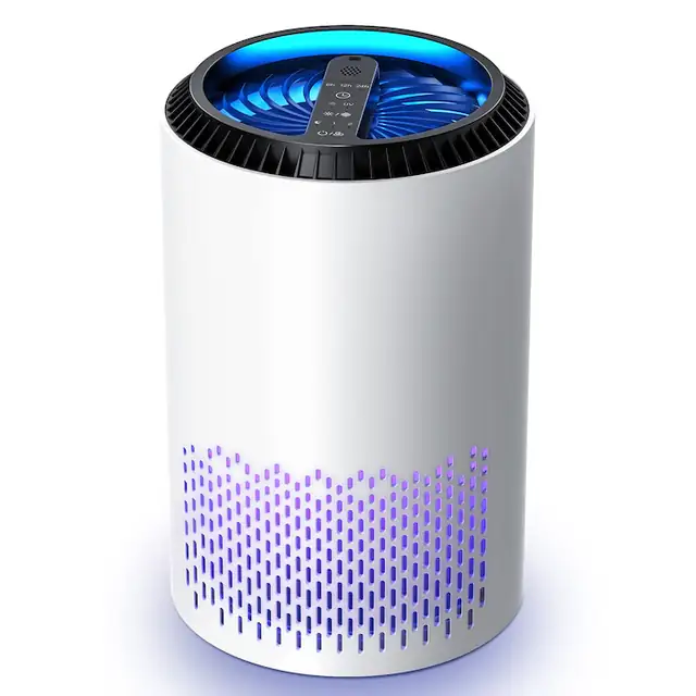 Purificator de aer HEPA cu lumina UV, 20m², 22dB, alb