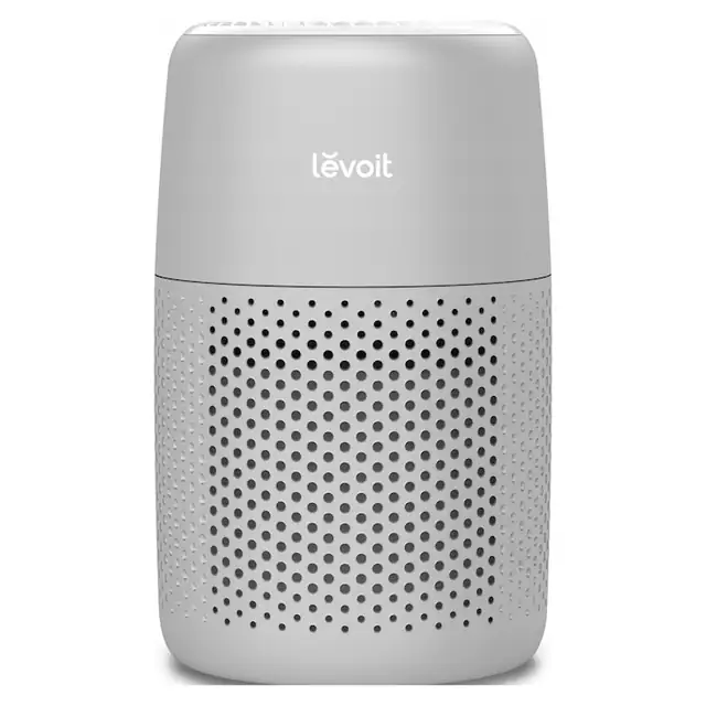 Purificator de aer Levoit Core Mini Pro, 78 m3/h, 3 filtre, gri, 16.4x16.4x26.4cm, set complet