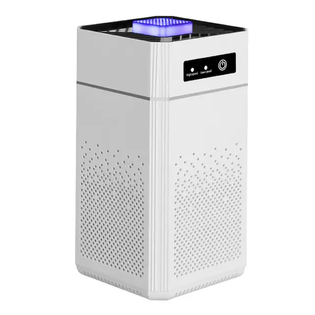 Purificator de aer, ioni negativi, reglare in 3 trepte, filtru compozit, elimina mirosurile, bacteriile, PM2, 5 si formaldehida, comenzi tactile, 125 x 245 mm, alb