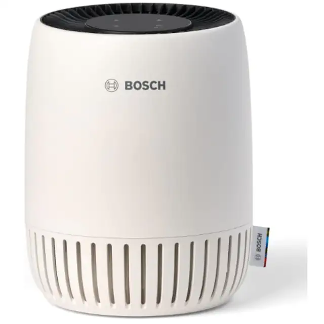 Purificator de Aer Bosch Air 500 controlat prin aplicatie, pentru camere pana la 23 m², mod silentios, u port de incarcare USB-C