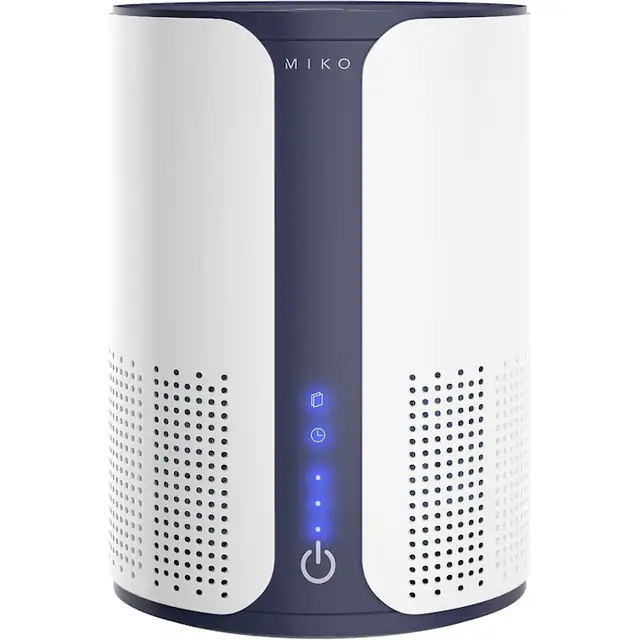 Purificatorul de aer MIKO HEPA pentru casa acopera pana la 86 m2, 3 viteze ale ventilatorului, temporizator incorporat, 150 CADR, modul sleep, True H13 HEPA elimina 99, 97% fum, polen, animale de companie, alergeni