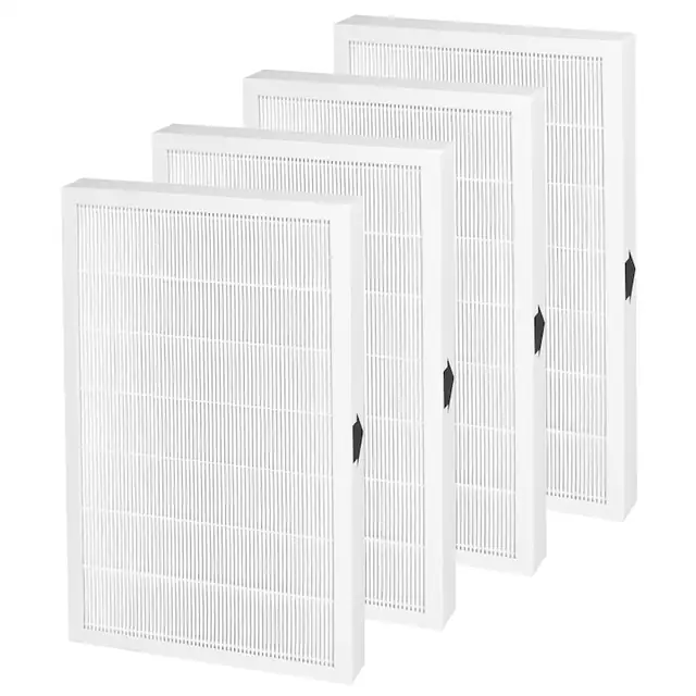 Filtru de schimb Popurure FAPF01 FAPF02 compatibil cu purificatorul de aer 3M Filtrete Ultra Quie, model FAP01-RMS, FAP02-RMS si FAPF024, cu 4 bucati H13 HEPA Air Clean