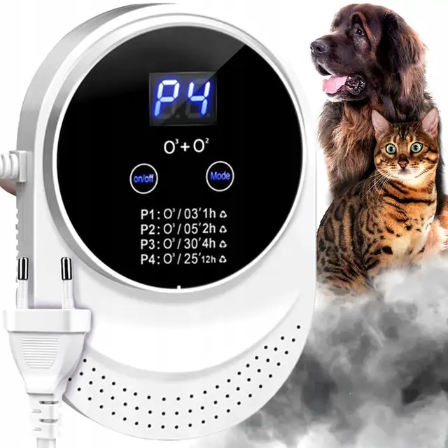 Purificator de aer compact, ozonare, senzor, alb