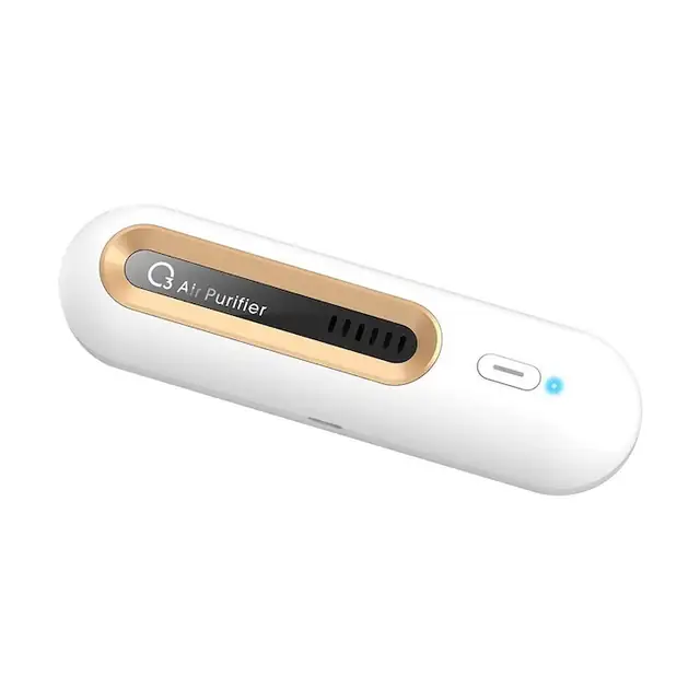 Purificator de aer pentru acasa si masina, USB, dimensiuni 12.6x35x34.6mm, elimina mirosurile din frigider