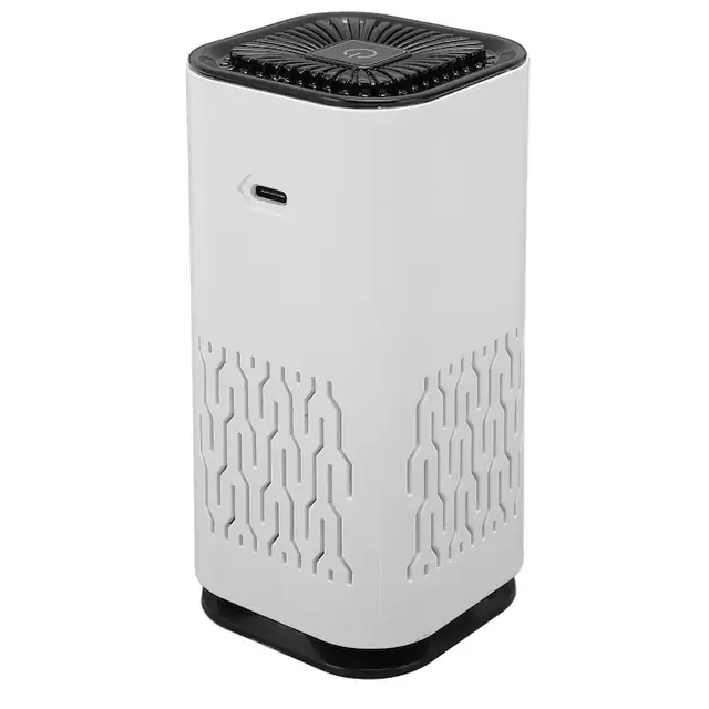 Purificator de aer auto, mini purificator cu ioni negativi, portabil, elimina mirosurile, USB