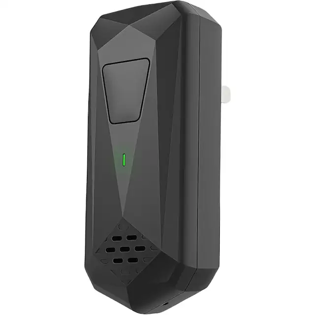 Purificator de aer cu ioni negativi, design compact, 2 bucati, 3500W, negru, pentru camere pana la 25mp