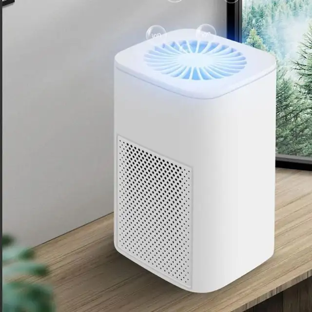 Purificator de aer compact, HEPA, 31.5mp/h, functionare silentioasa, design modern, portabil