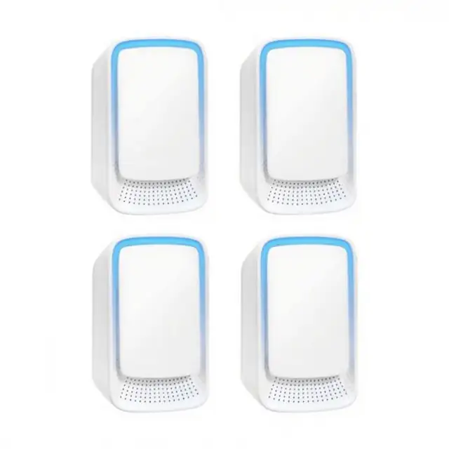 Purificator de aer mini, alb, 10x6cm, ultra-silent, eficient energetic, pentru spatii mici