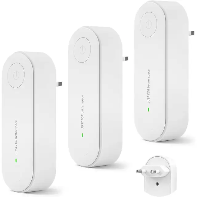 Set purificatoare aer, 3 bucati, mini, pentru priza