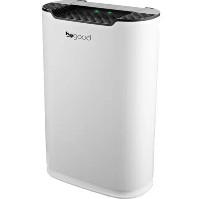Purificator de aer Begood BKJ-215, 4 trepte de filtrare, filtru HEPA, alb, 560x380x220mm