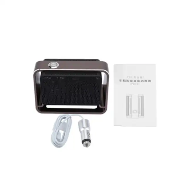 Purificator de aer auto, 12V, 500mg/h, eliminator de mirosuri, generator de ozon, negru