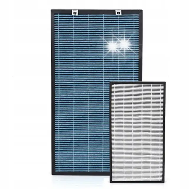 Kaseta filtranta pentru purificator de aer, Warmtec, 60,5x32,5x6,4cm, HEPA H13, carbon activ