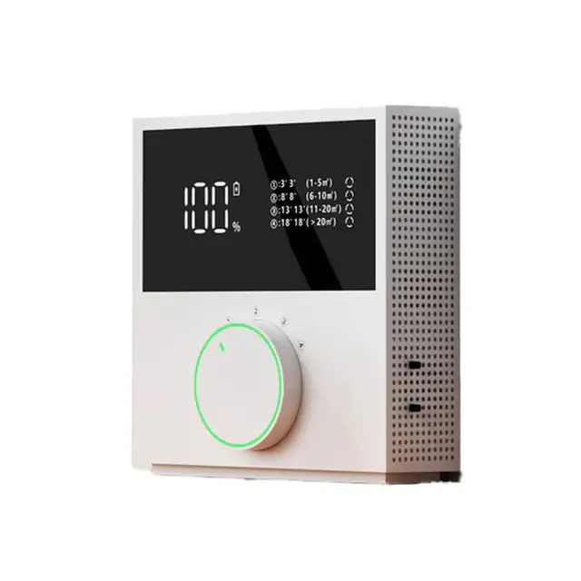 Purificator de aer, alb, compact, cu aromaterapie, set complet