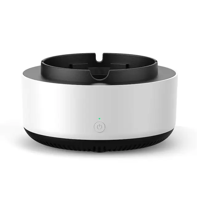 Scrumiera cu purificator aer, automat, USB, 5W, 3-4h autonomie