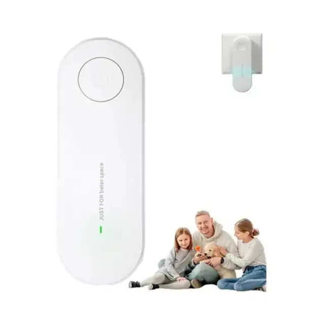 Purificator aer ionic mini, silentios, alb, pentru casa si birou