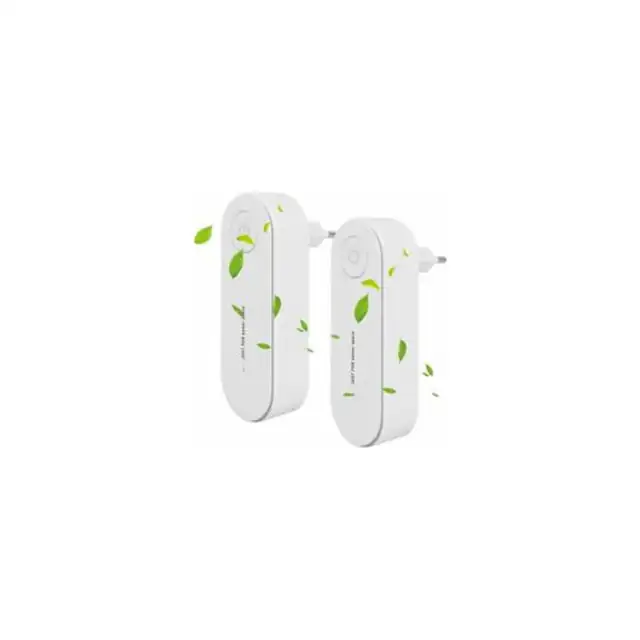 Purificator aer mini set 2 buc portabil silentios alb 11.3x4x2.4cm