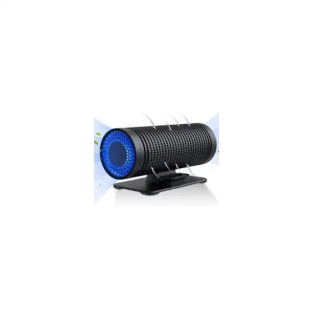 Purificator aer portabil 3 trepte HEPA negru 6,9x18,9x8,9cm
