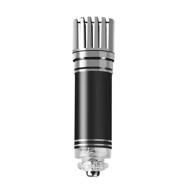 Purificator aer auto ionizator, compact, negru, 20x22x82mm
