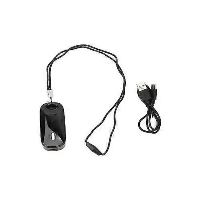 Purificator aer portabil, mini, negru auriu, 5dB, USB, 10x3cm