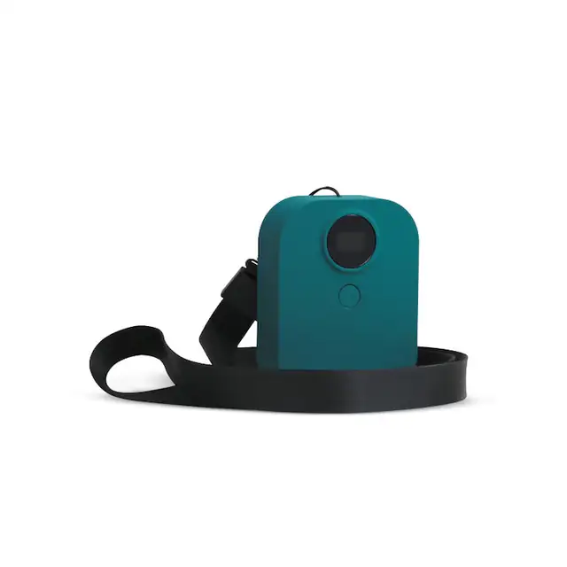 Purificator de aer portabil, 3 W, 350 mA, filtru compozit, ORBER, cu ecran tactil, sterilizare cu ozon si eliminare a formaldehidei, purificator de aer, ABS, 76 × 58 × 21 mm, albastru