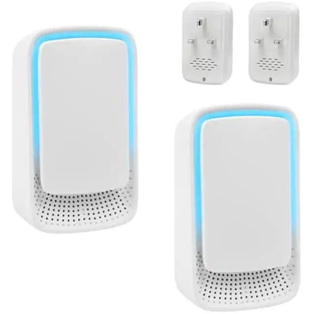 Purificator aer cu ioni negativi, portabil, 10x6cm, rosu, set 2 bucati