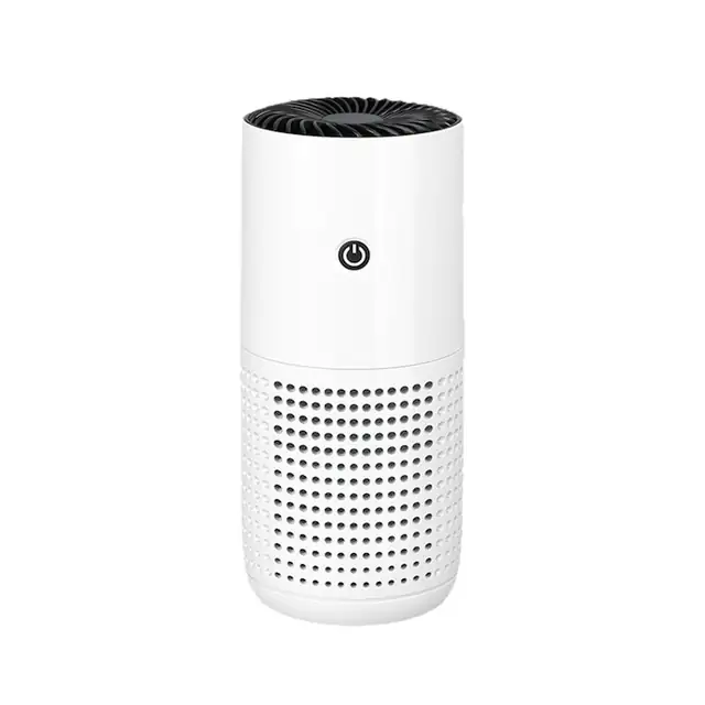 Purificator aer mini portabil, difuzor aroma, alb