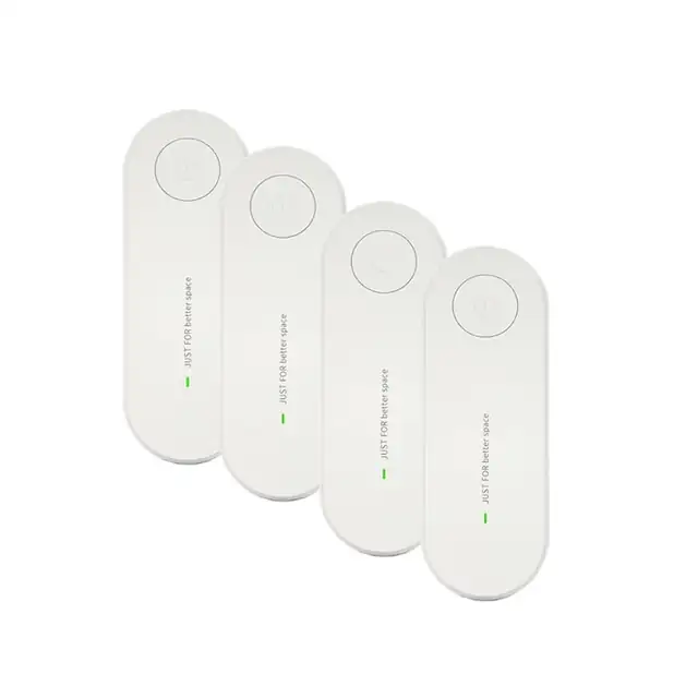 Purificator aer set 4 buc, ion negativ, silentios, alb, 90V-220V, EU plug
