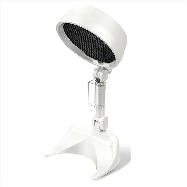 Purificator aer compact pentru birou, eliminare mirosuri, alb, 15x15x10cm