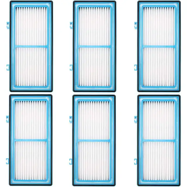 Set 6 filtre HEPA pentru purificator aer, OEM, 99.97% eficienta, universal, dimensiuni standard