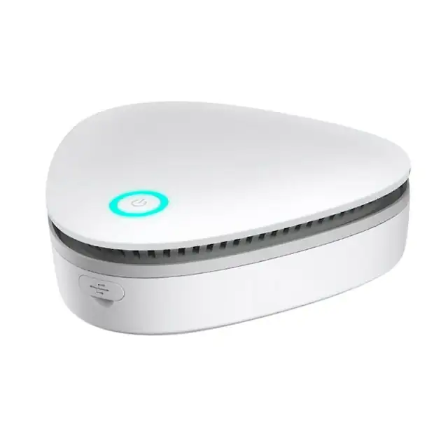 Purificator de aer portabil, dezodorizant, incarcare USB, mod multifunctional, Alb, 1 buc