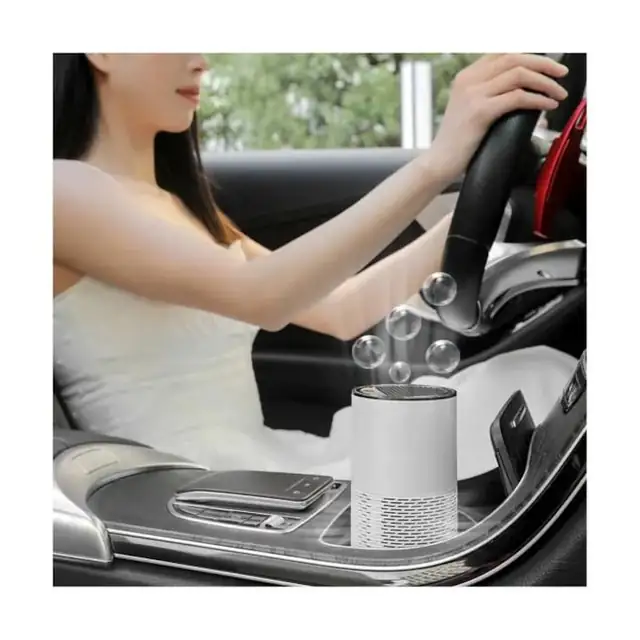 Filtru HEPA pentru purificator aer portabil, USB, gri