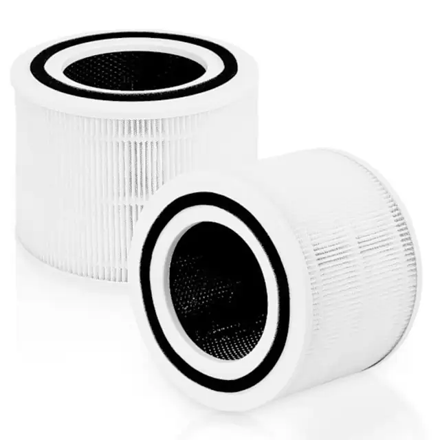 Set 2 bucati, filtre pentru purificator de aer / cartuse de schimb din plastic, alb