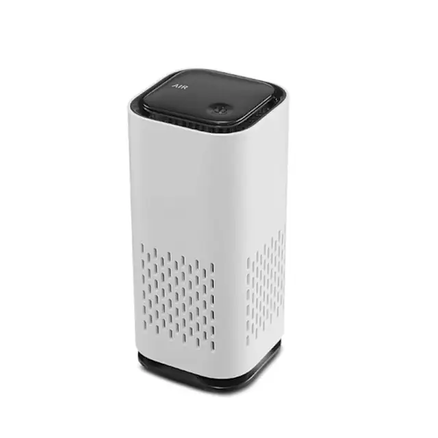 Purificator aer H13 Hepa USB pentru masina si camera, alb