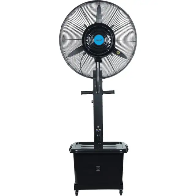 Ventilator umidificator HOME CMF65, 260 W, diametru palete 64 cm, 3 trepte de viteză, rezervor de apă 41 litri, oscilație