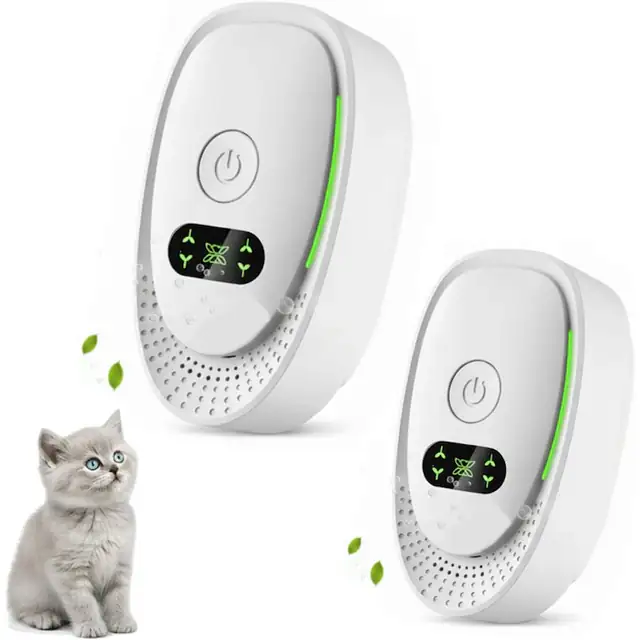 Set 3 purificatoare aer ionizator plug-in silent filterless alb