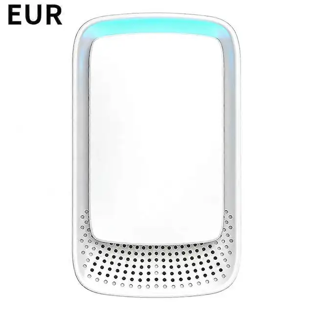 Purificator de aer/ionizator Mini, cu ioni negativi, sterilizare UV si decompozitie formaldehida prin plasma, Standard EUR, pentru baie si spatii mici, Alb, 10×6.5×6.5 cm, 1 buc