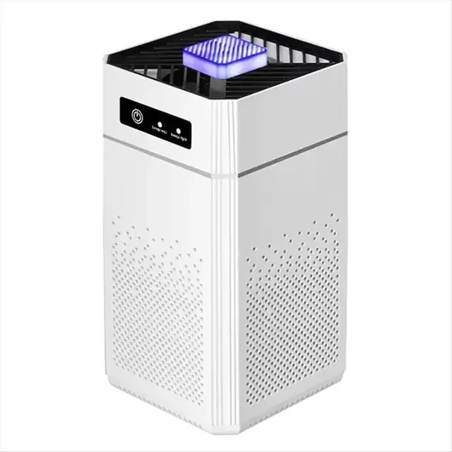 Purificator de aer, aparat de curatare a aerului portabil, cu filtru pentru fum si miros, cu interfata usb, alb, 1 buc