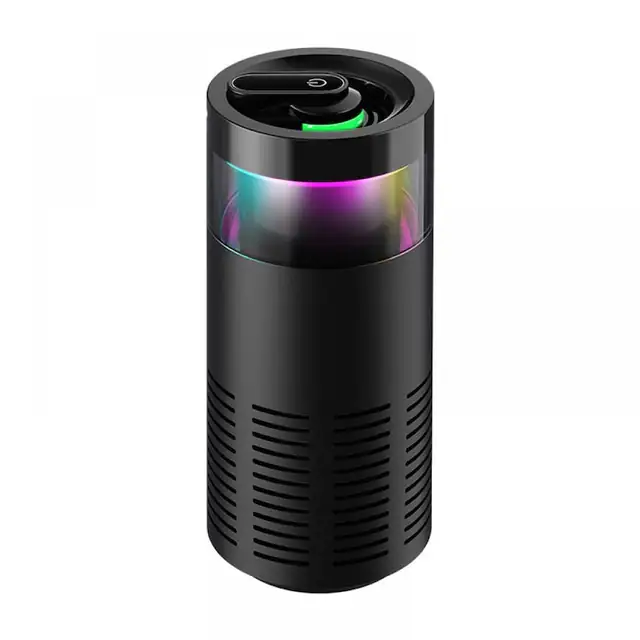 Purificator aer mini USB 5W negru 7x7x16cm