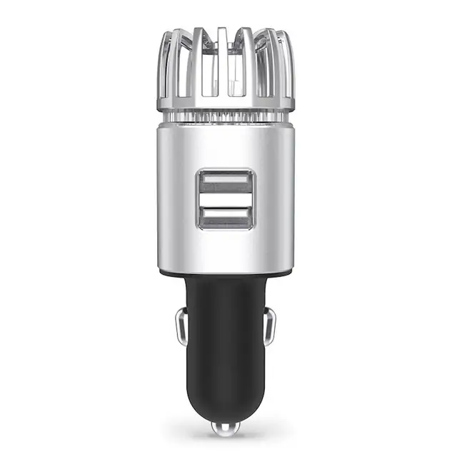 Purificator aer auto ionizator 12V, multifunctional, albastru, 3.5x10.5cm