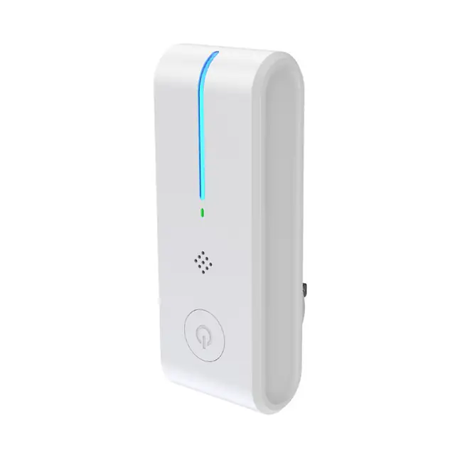 Purificator de aer cu ioni negativi, AMRINUGL, design silentios, alb, compact