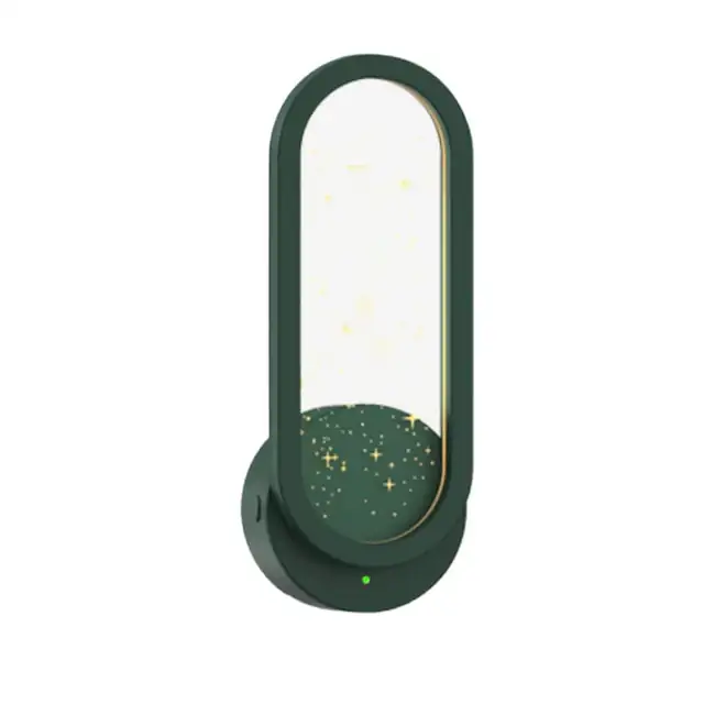 Purificator de aer mini, Ionizator de perete, Eliminare mirosuri pentru baie si animale de companie, Filtru formaldehida, Lumina de noapte silentioasa, 220 V 1 W, Verde